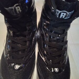 RING SIDE BOXING SHOES SIZE 7 NEW BLACK